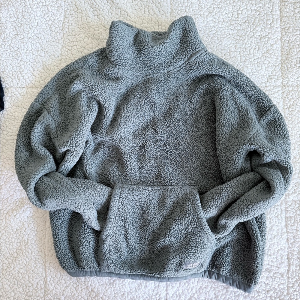Eddie Bauer Soft Gray Turtleneck Sweater